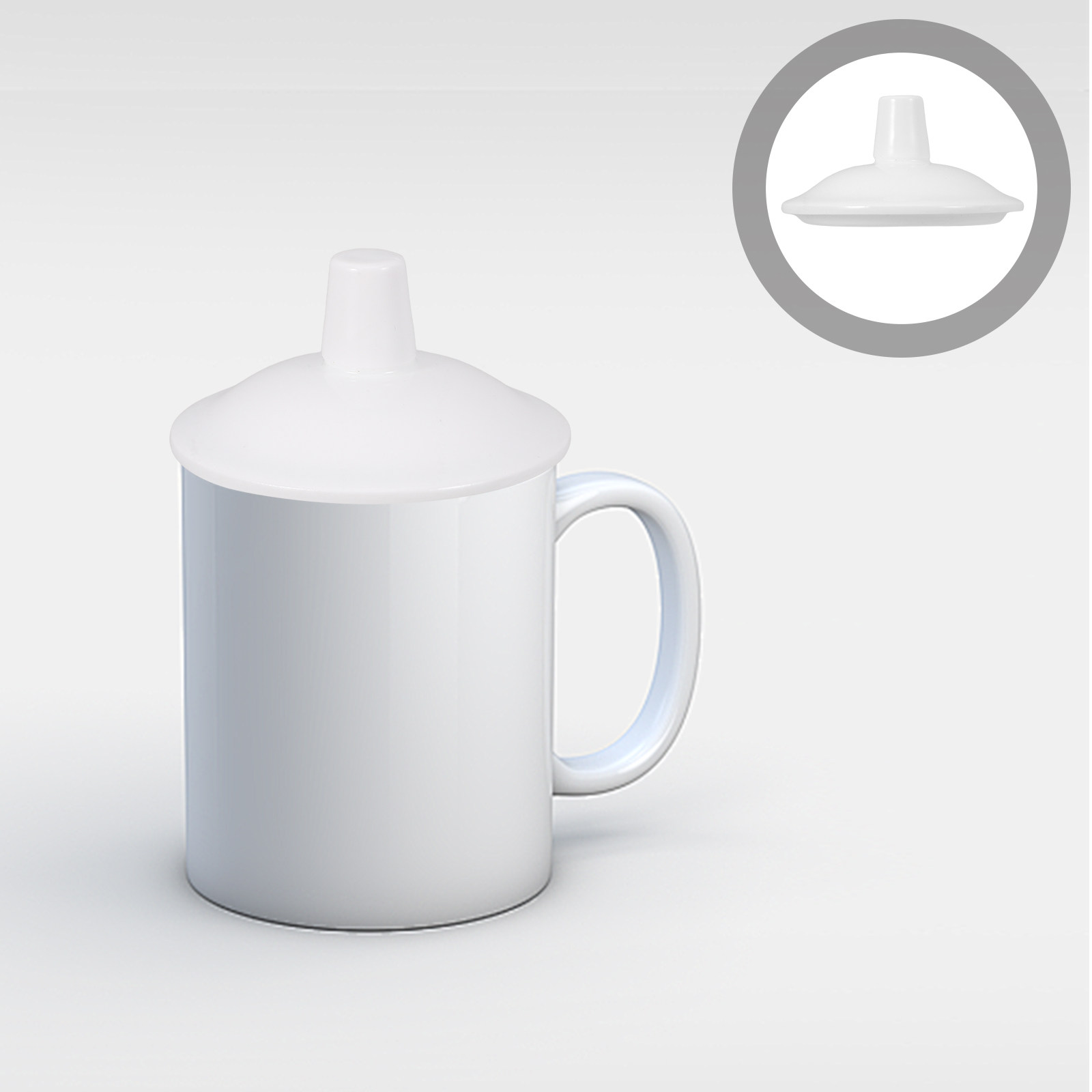 Coffee Tea Replacement - White Ceramic Mug Lid Replacement Porcelain