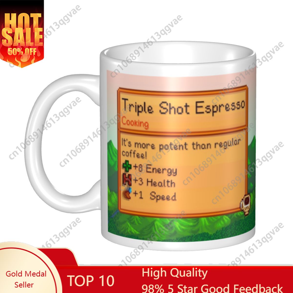 Valley Tea And Coffee - Custom Stardew Valley Video Gamer Coffee