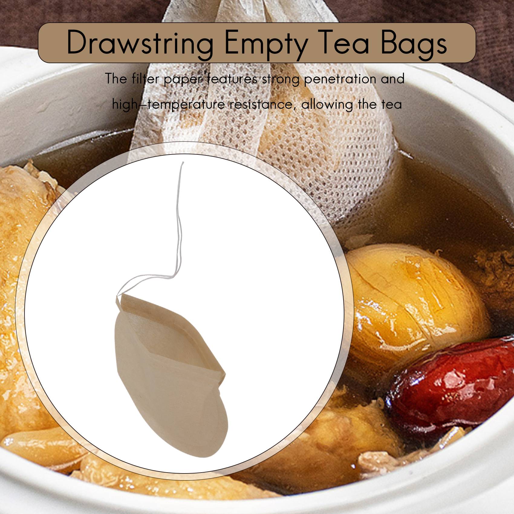 Coffee Tea Bags - A71Z 300PCS Tea Filter Bags, Disposable