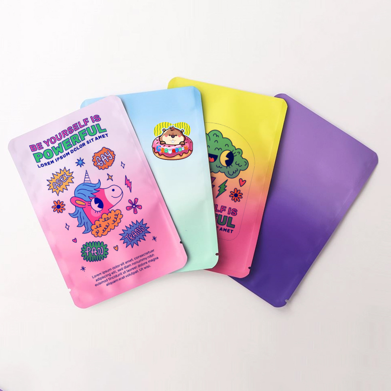 Coffee Tea Flower - Matte Custom Heat Sealed Packaging Straight