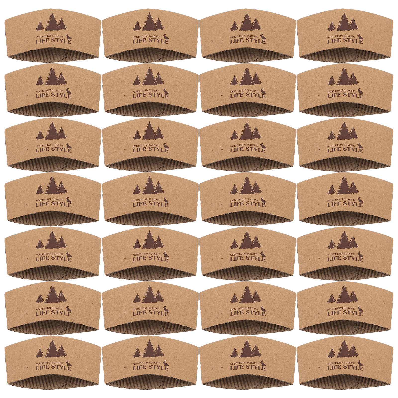 100Pcs Paper Coffee Cup Sleeve – Coffee Tea Chocolate Bewertung und Preis