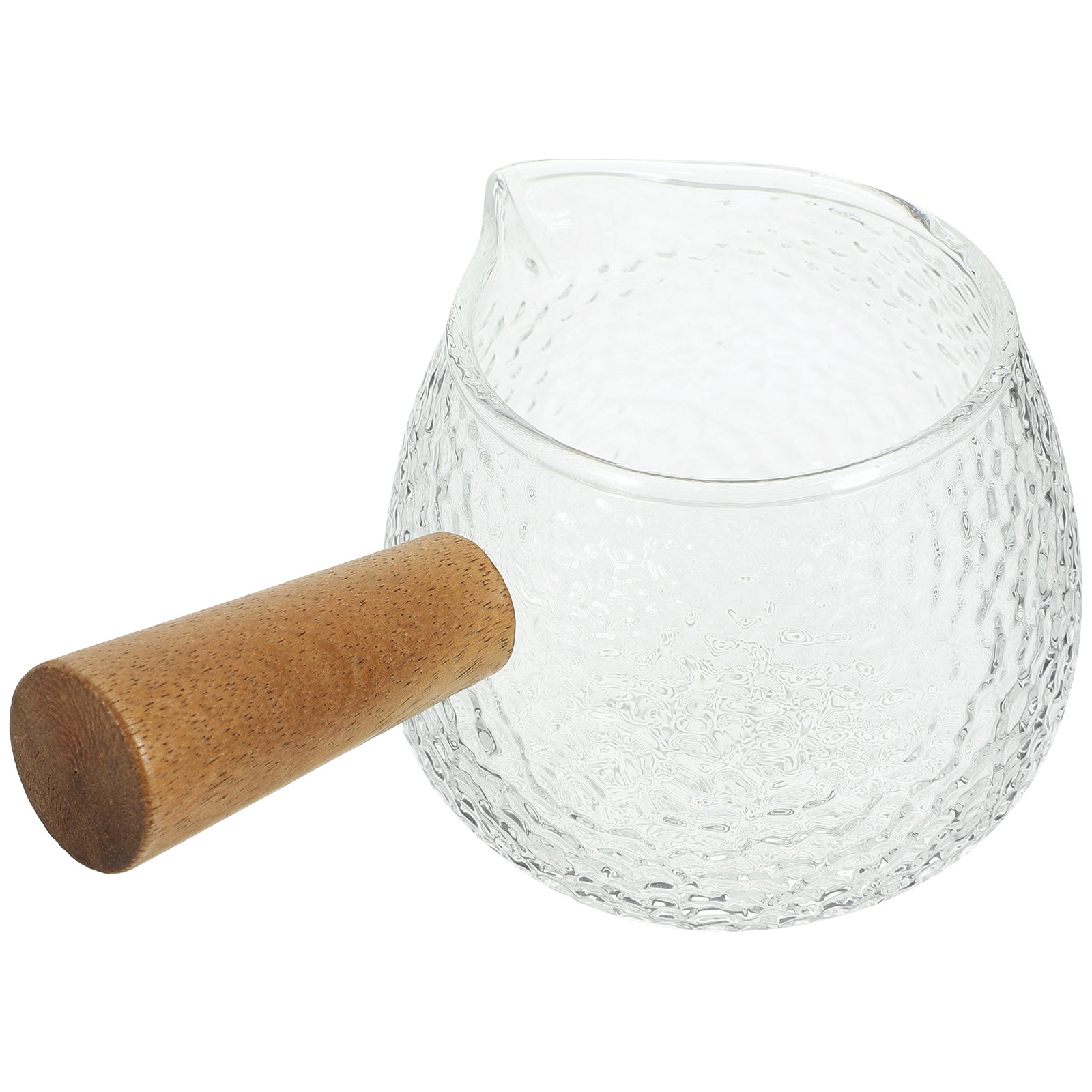 Wooden Handle Glass Milk Pitch – Coffee Tea Chocolate Bewertung und Preis