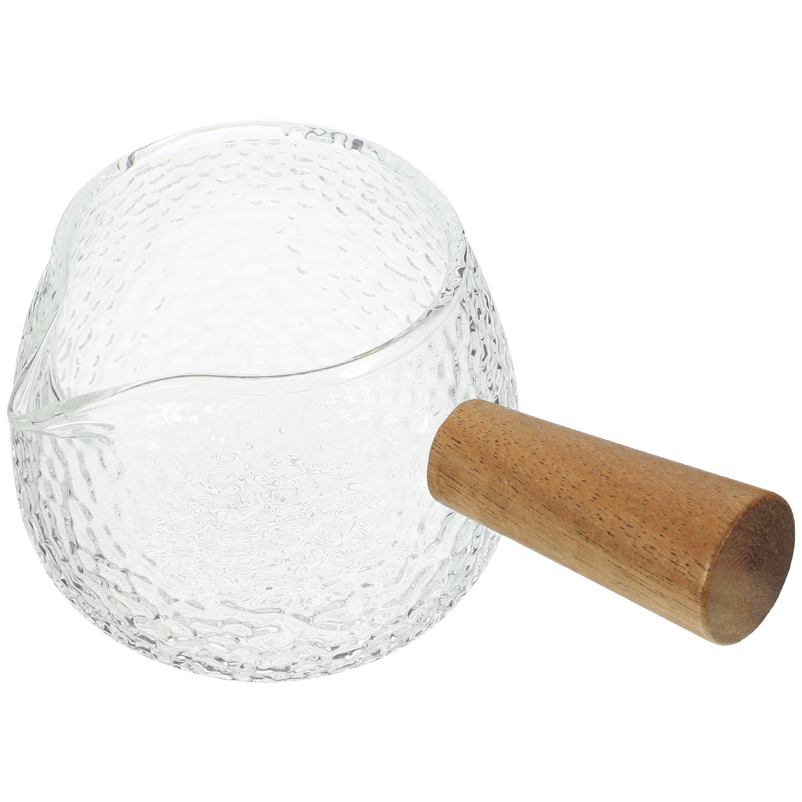 Wooden Handle Glass Milk Pitch – Coffee Tea Chocolate Bewertung und Preis
