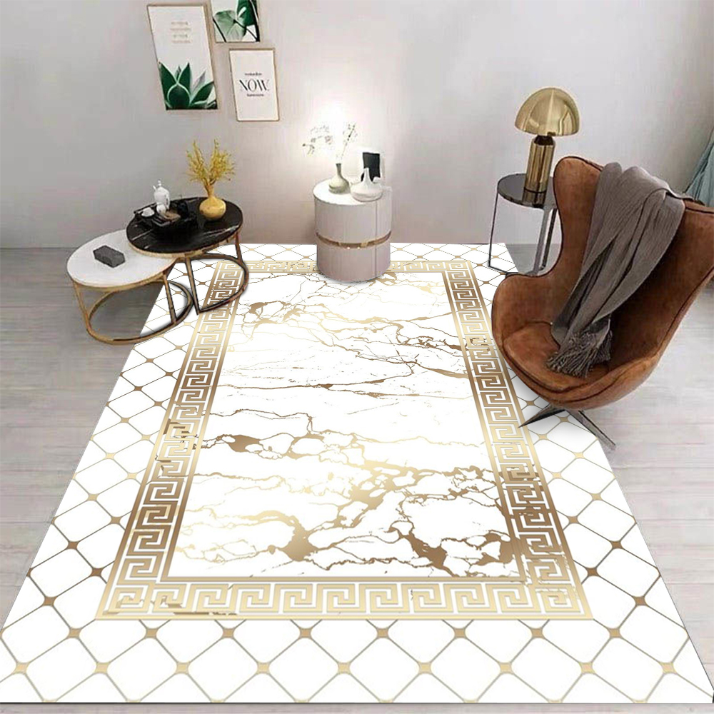 Modern Golden Luxury Carpet La – Coffee Tea Lounge Bewertung und Preis