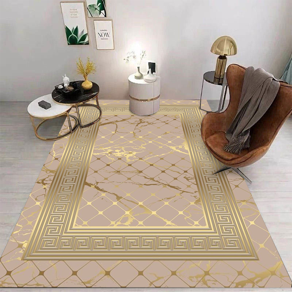 Modern Golden Luxury Carpet La – Coffee Tea Lounge Bewertung und Preis