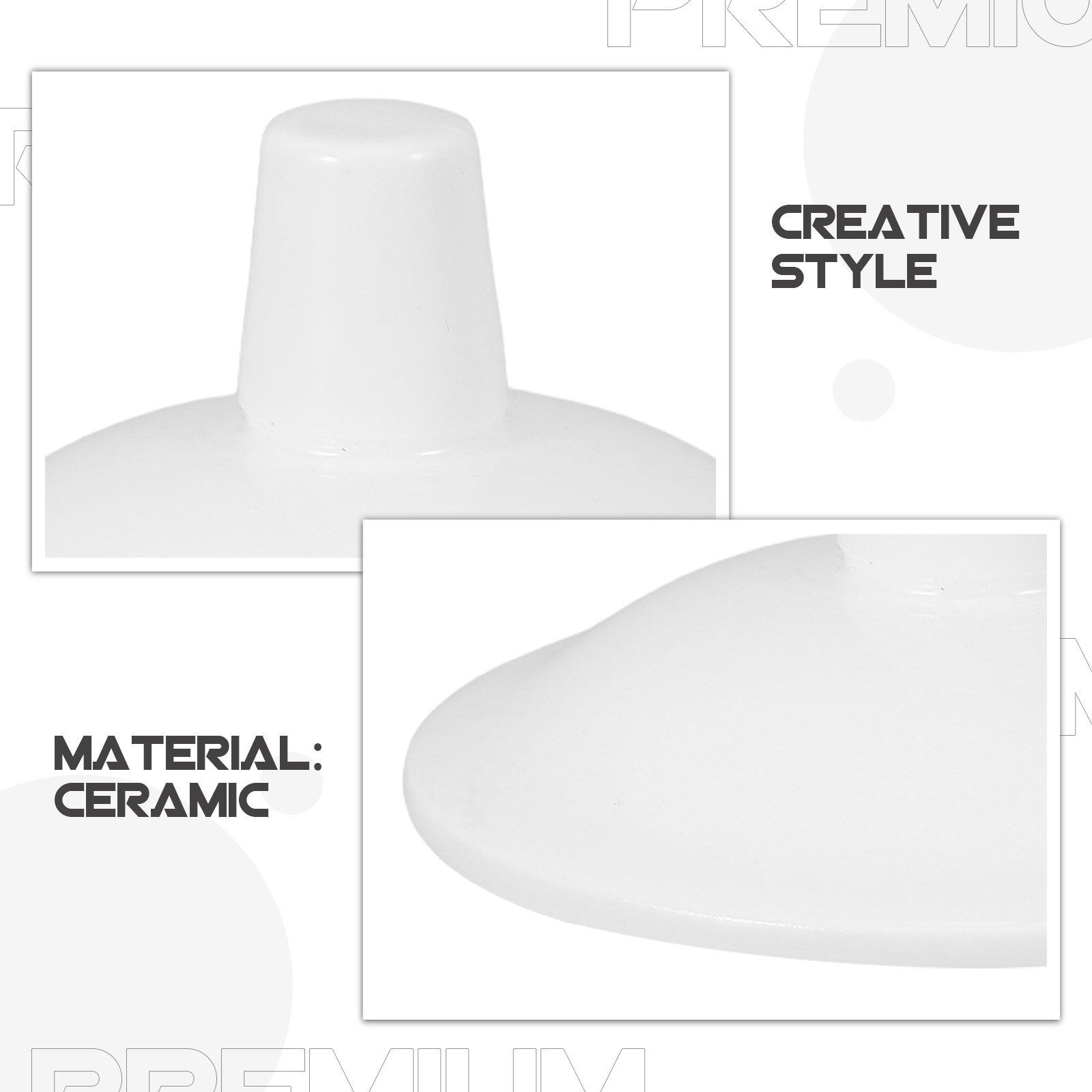 White Ceramic Mug Lid Replacem – Coffee Tea Replacement Bewertung und Preis
