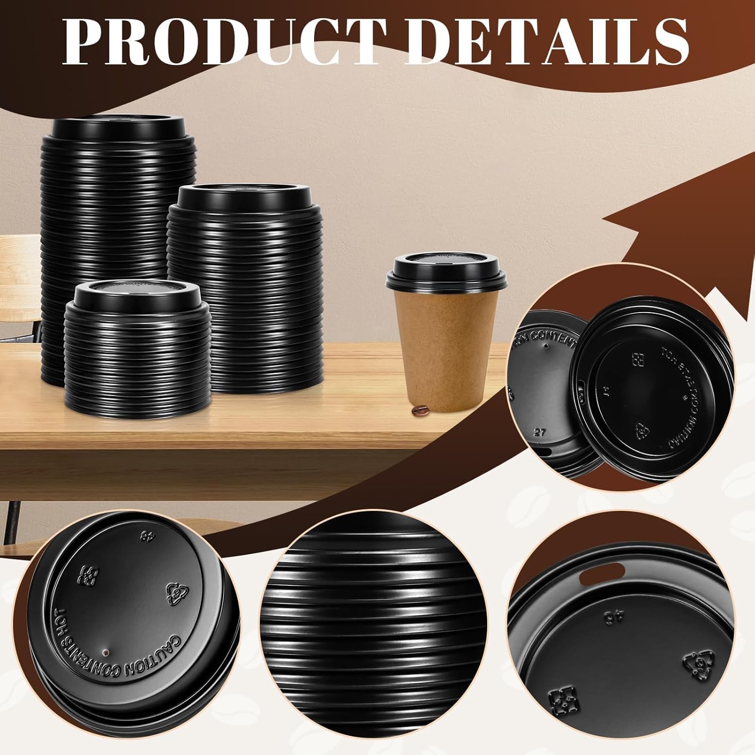 100 Pack 90mm Disposable Plast – Coffee Tea Replacement Bewertung und Preis