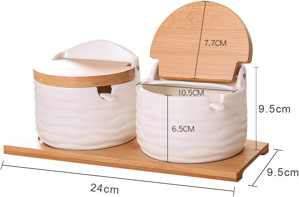 Ceramic Salt Cellars with Lids – Coffee Tea Spoon Bewertung und Preis