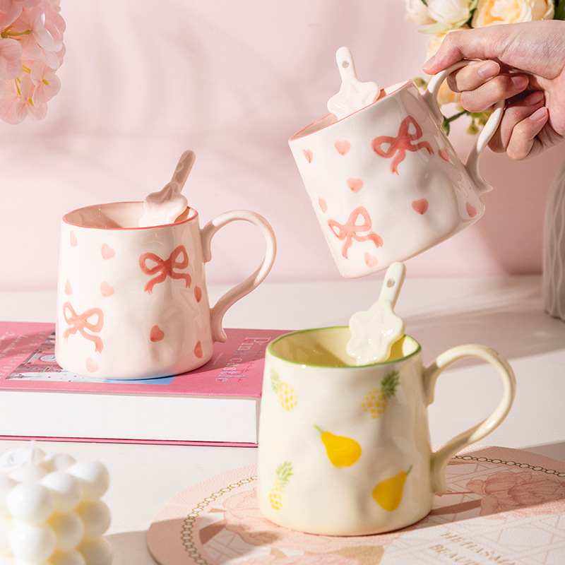 Cute Ceramic Mug High-value Wa – Coffee Plus Tea Bewertung und Preis