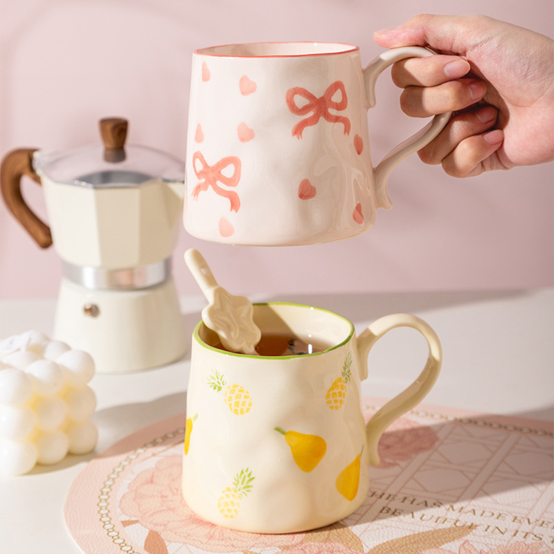 Cute Ceramic Mug High-value Wa – Coffee Plus Tea Bewertung und Preis