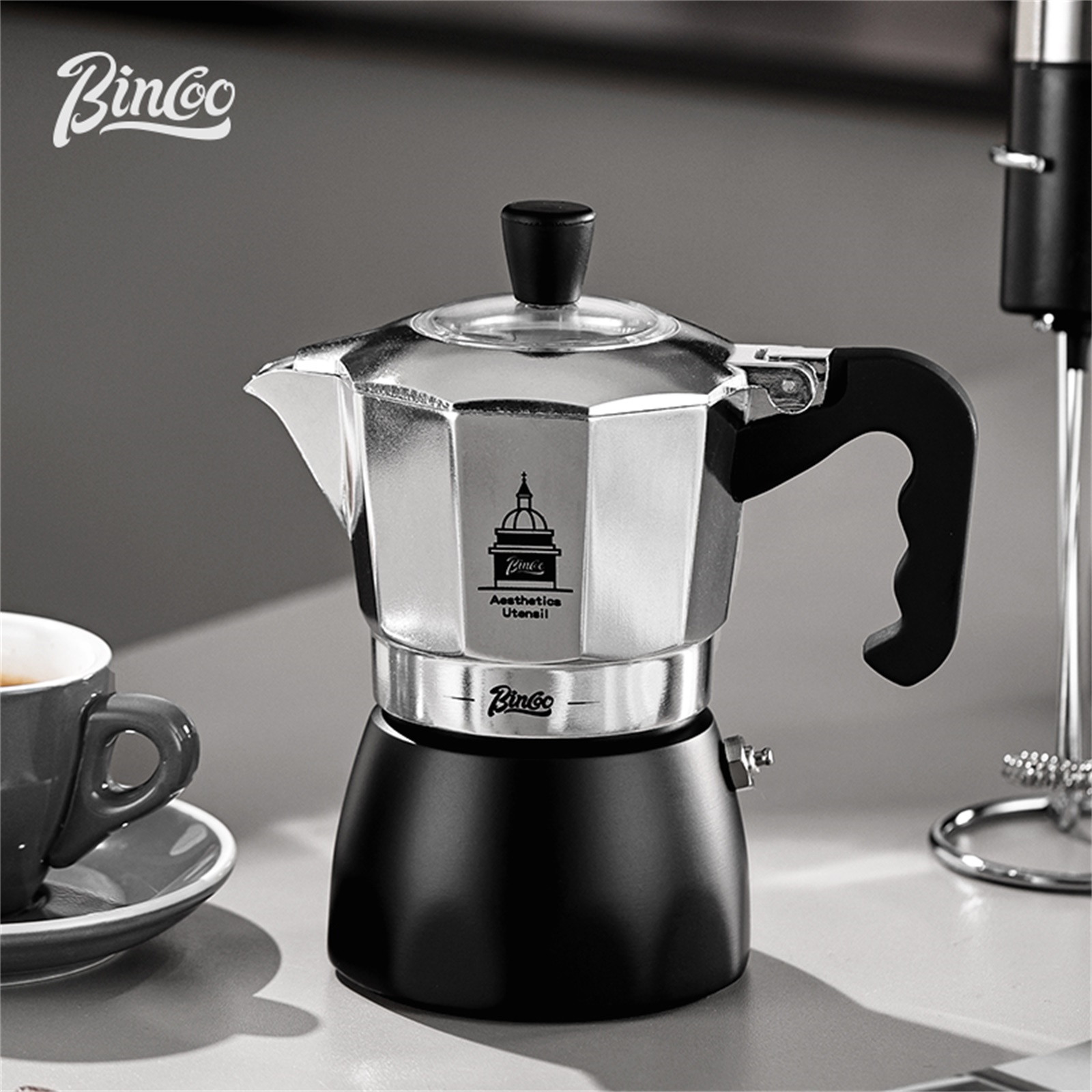 BINCOO Double Valve Moka Pot，E – Coffee Tea Chocolate Bewertung und Preis