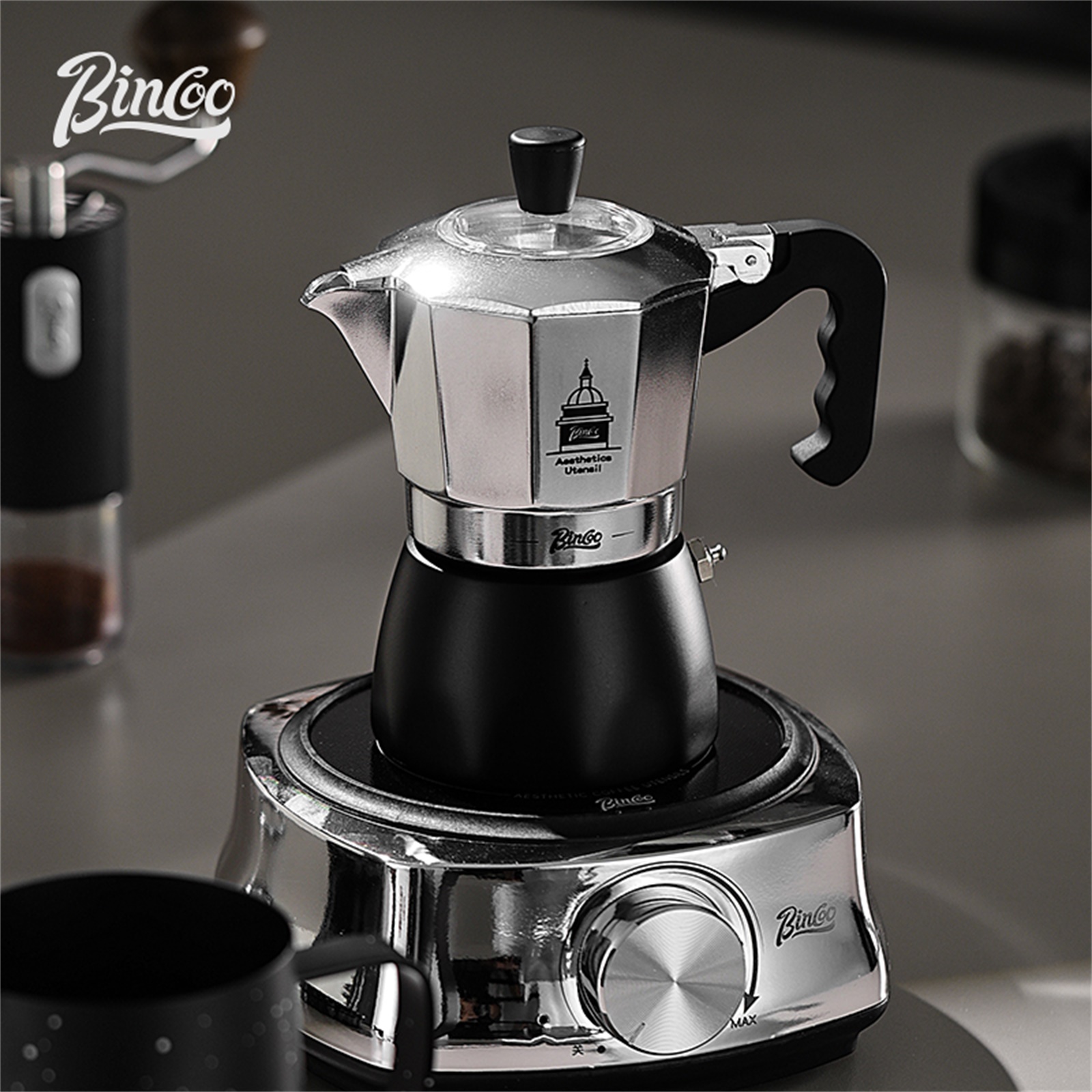 BINCOO Double Valve Moka Pot，E – Coffee Tea Chocolate Bewertung und Preis