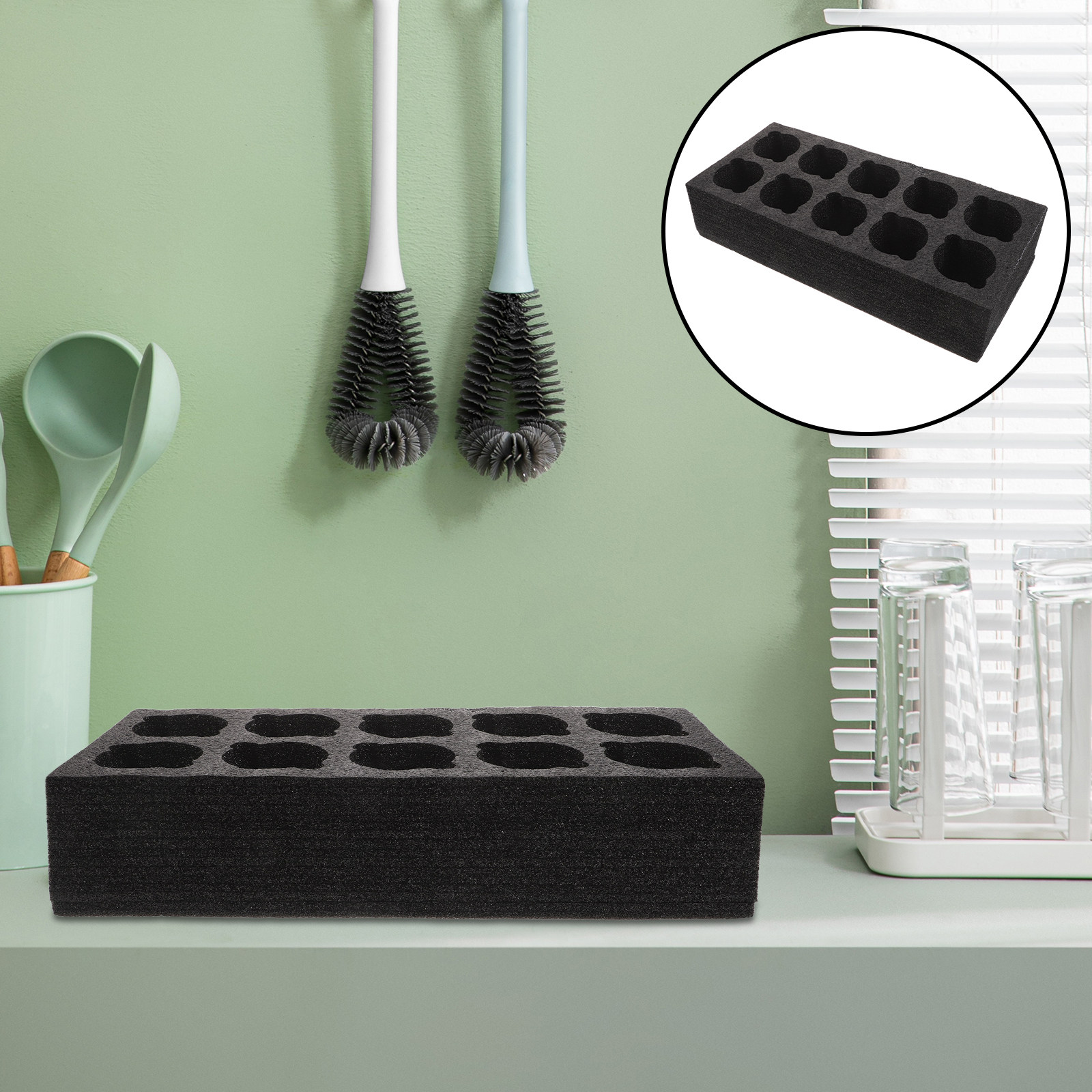 10 Cups Take Out Cup Holder -  – Coffee Tea Mugs Bewertung und Preis