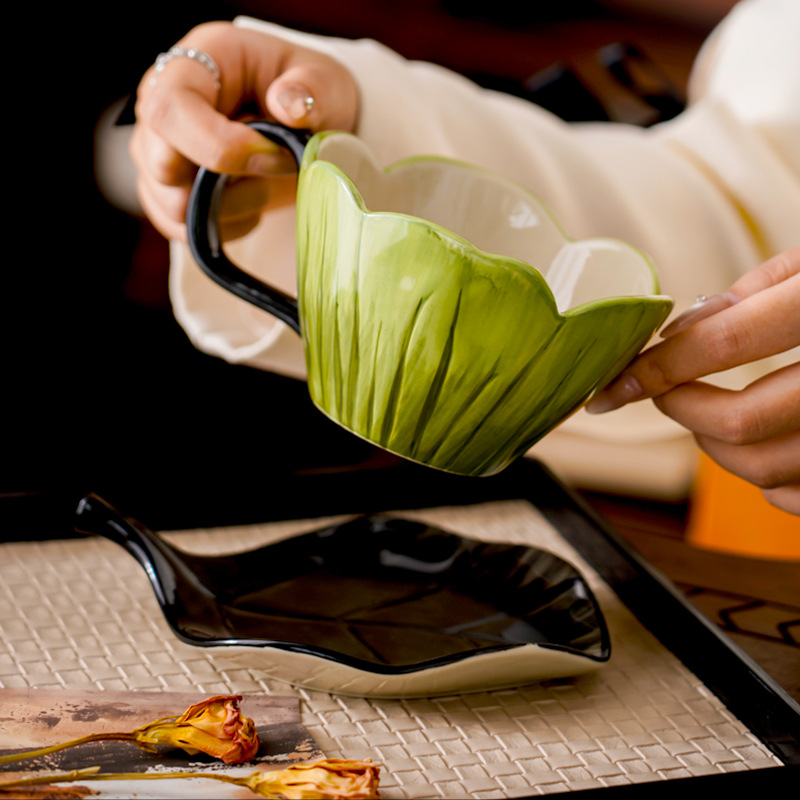 Irregular Hand-painted Coffee  – Coffee Tea Flower Bewertung und Preis