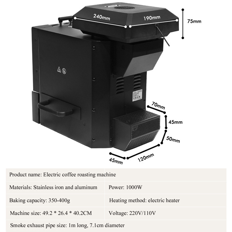 500g Coffee Roaster 3 Roasting – Coffee Bean & Tea Menu Bewertung und Preis