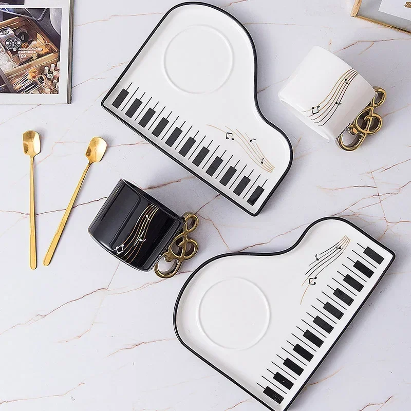 200ml Creative Piano Coffee Mu – Coffee Tea Spoon Bewertung und Preis