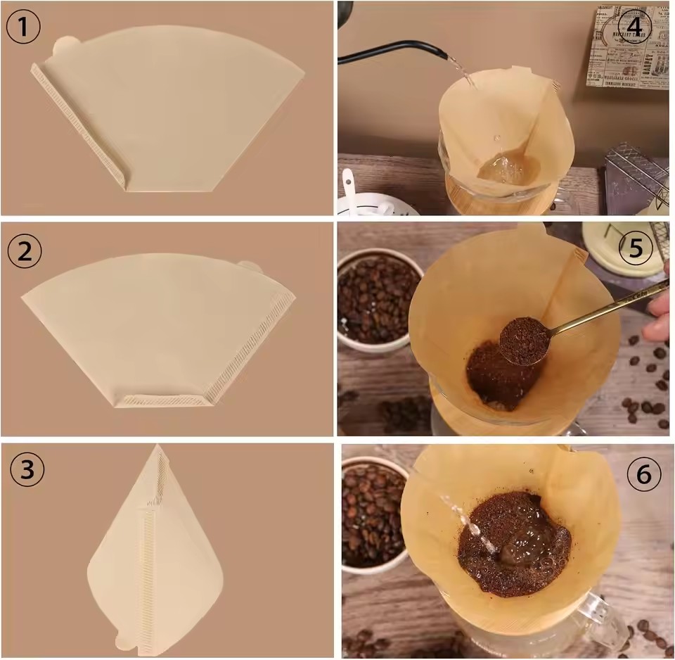 50pcs/set Log Pulp Paper Coffe – Coffee Tea Bags Bewertung und Preis