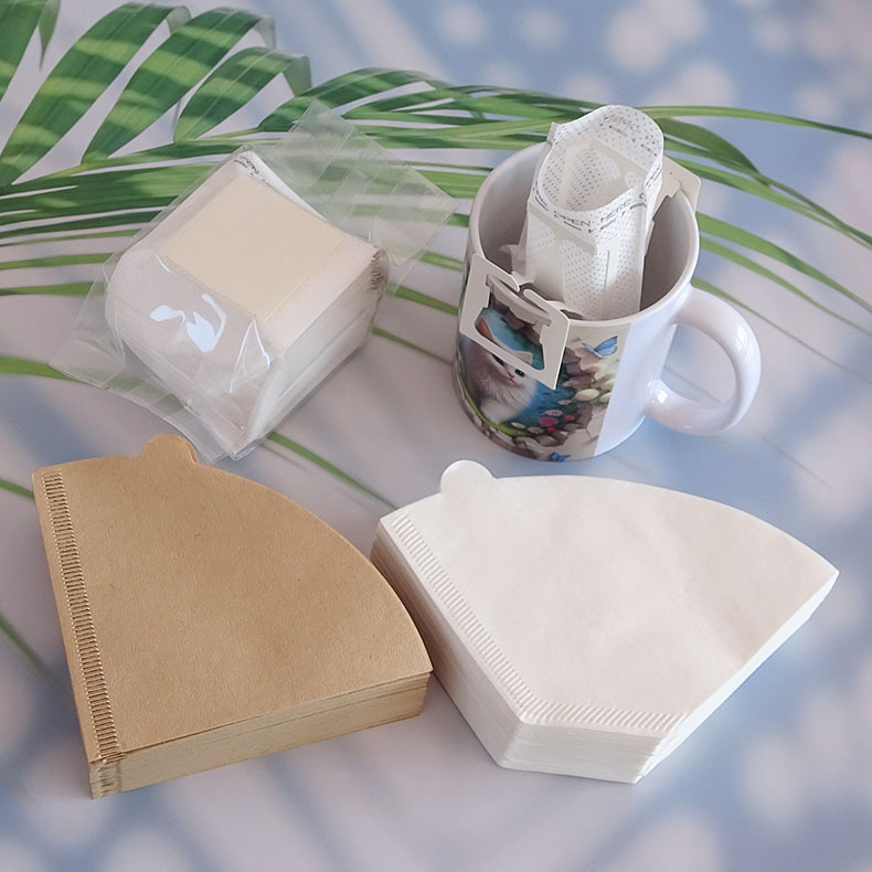 50pcs/set Log Pulp Paper Coffe – Coffee Tea Bags Bewertung und Preis