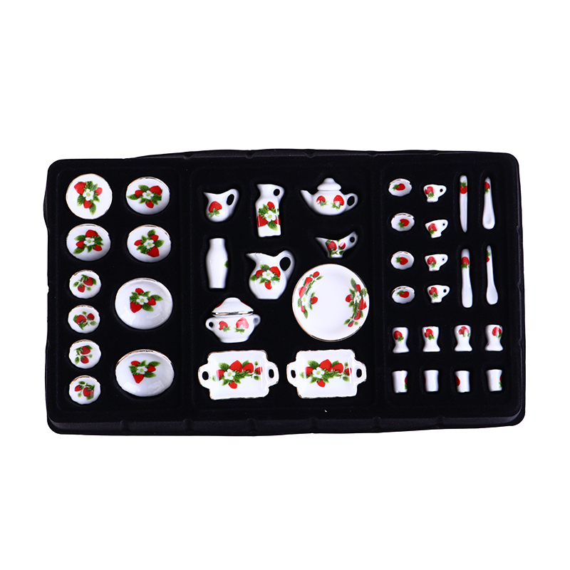 1 Set 1:12 Miniature Doll Hous – Coffee Tea Flower Bewertung und Preis