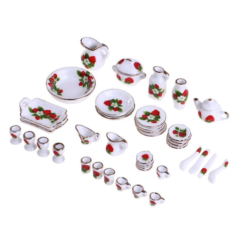1 Set 1:12 Miniature Doll Hous – Coffee Tea Flower Bewertung und Preis