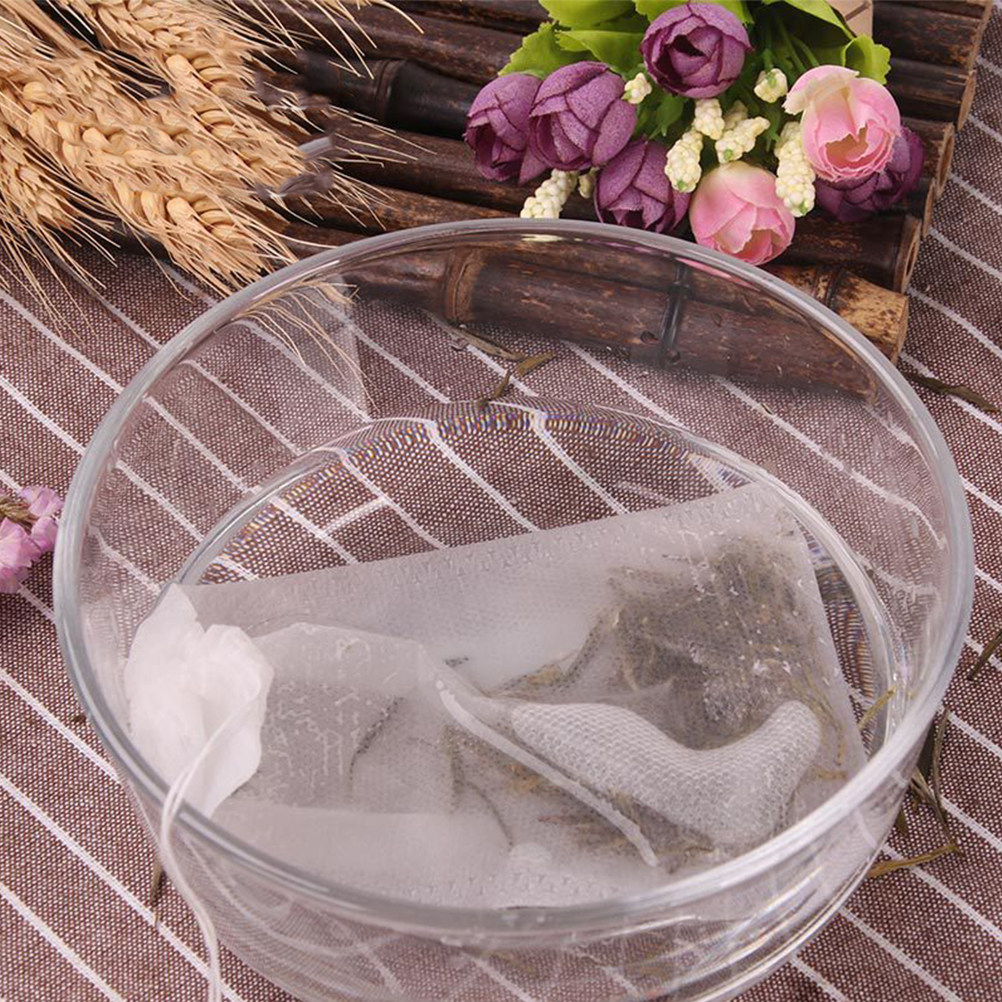 100Pcs Drawstring Tea Filter B – Coffee Tea Flower Bewertung und Preis