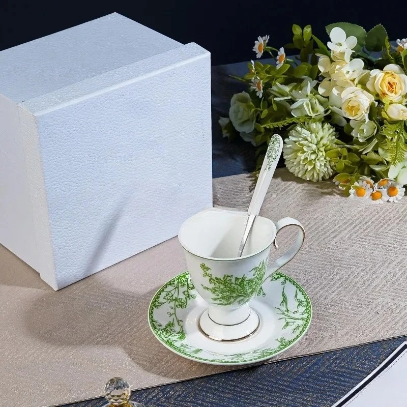 Ceramic Coffee Cup and Saucer  – Coffee Tea Spoon Bewertung und Preis