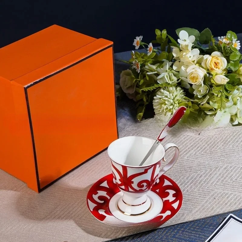 Ceramic Coffee Cup and Saucer  – Coffee Tea Spoon Bewertung und Preis