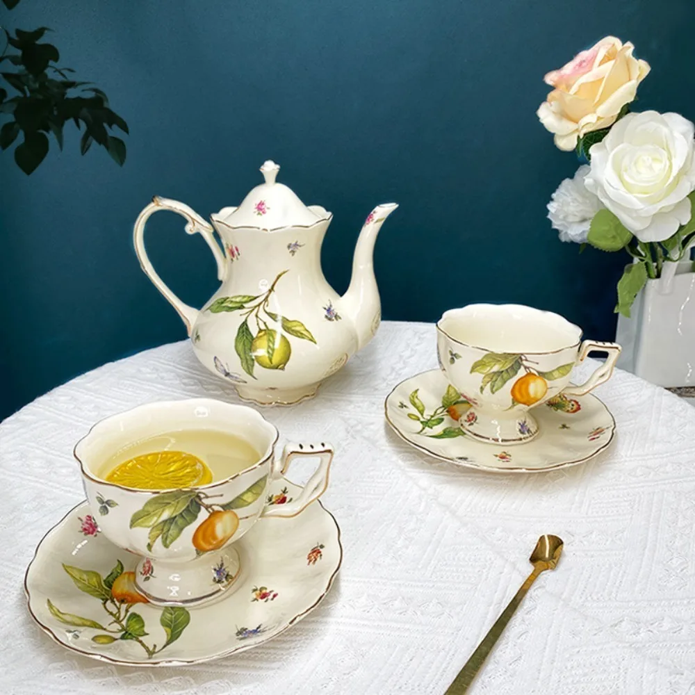 Ceramic Teacup and Saucer Set  – Coffee Tea Spoon Bewertung und Preis