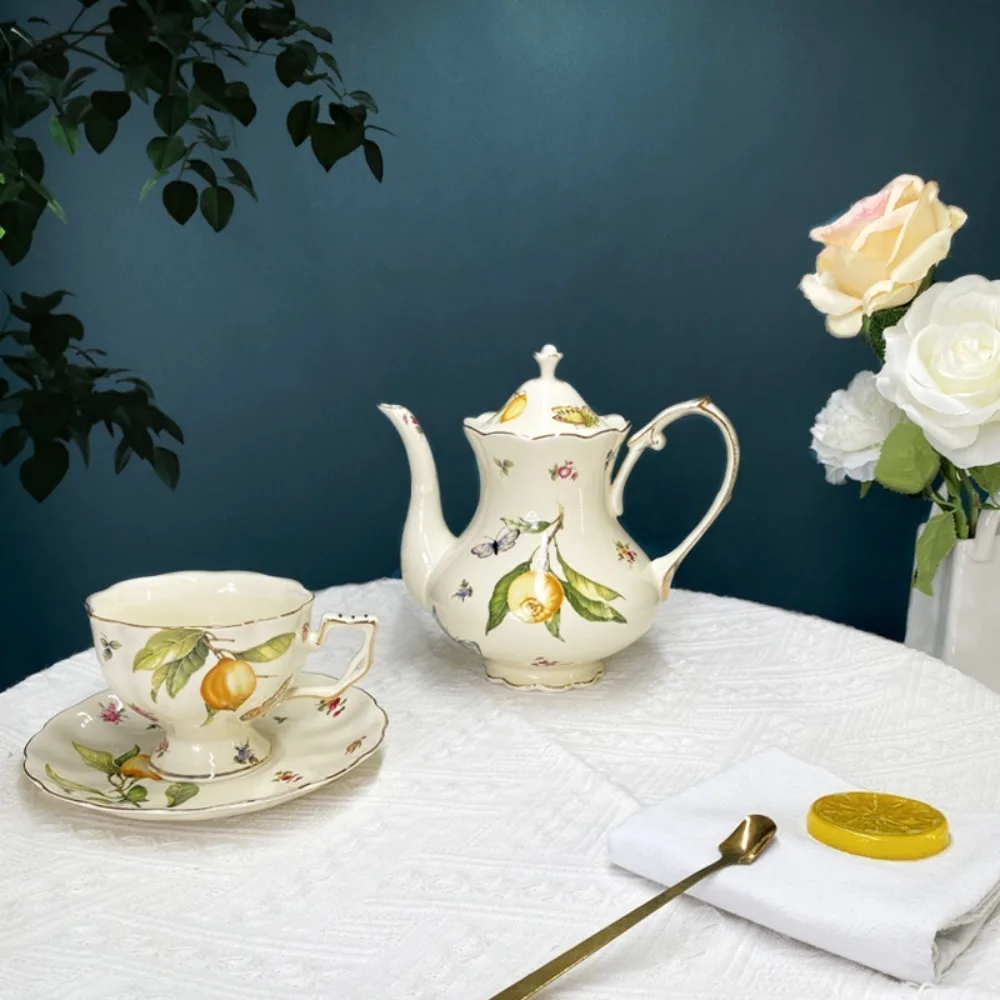 Ceramic Teacup and Saucer Set  – Coffee Tea Spoon Bewertung und Preis