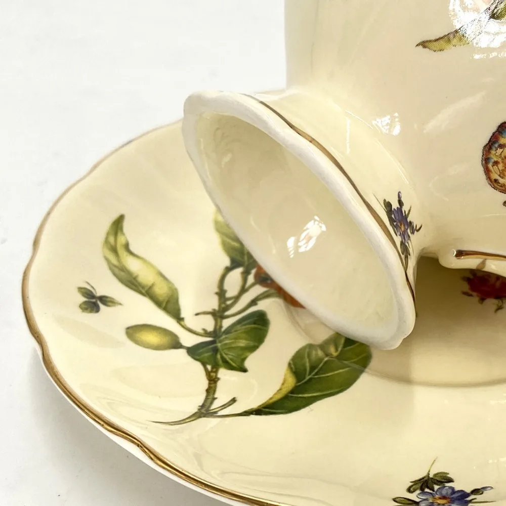 Ceramic Teacup and Saucer Set  – Coffee Tea Spoon Bewertung und Preis