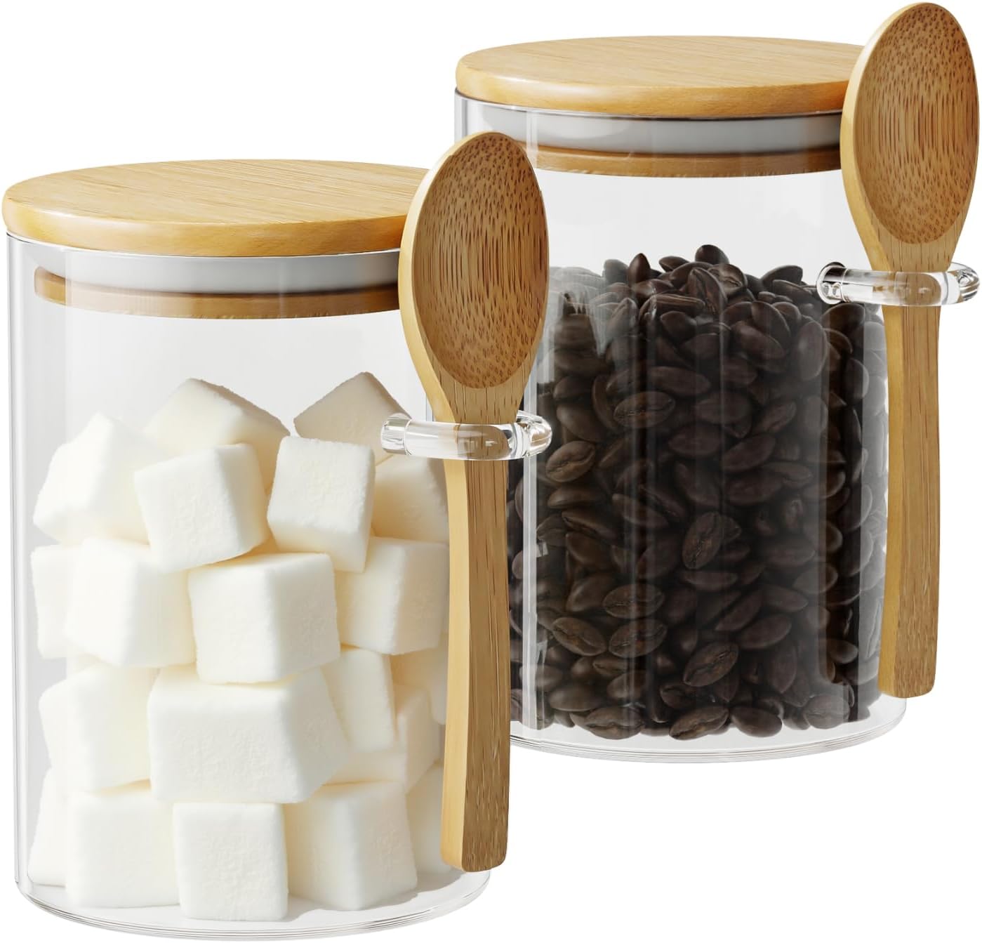 2 Pack 15oz Glass Sugar Contai – Coffee Tea Containers Bewertung und Preis