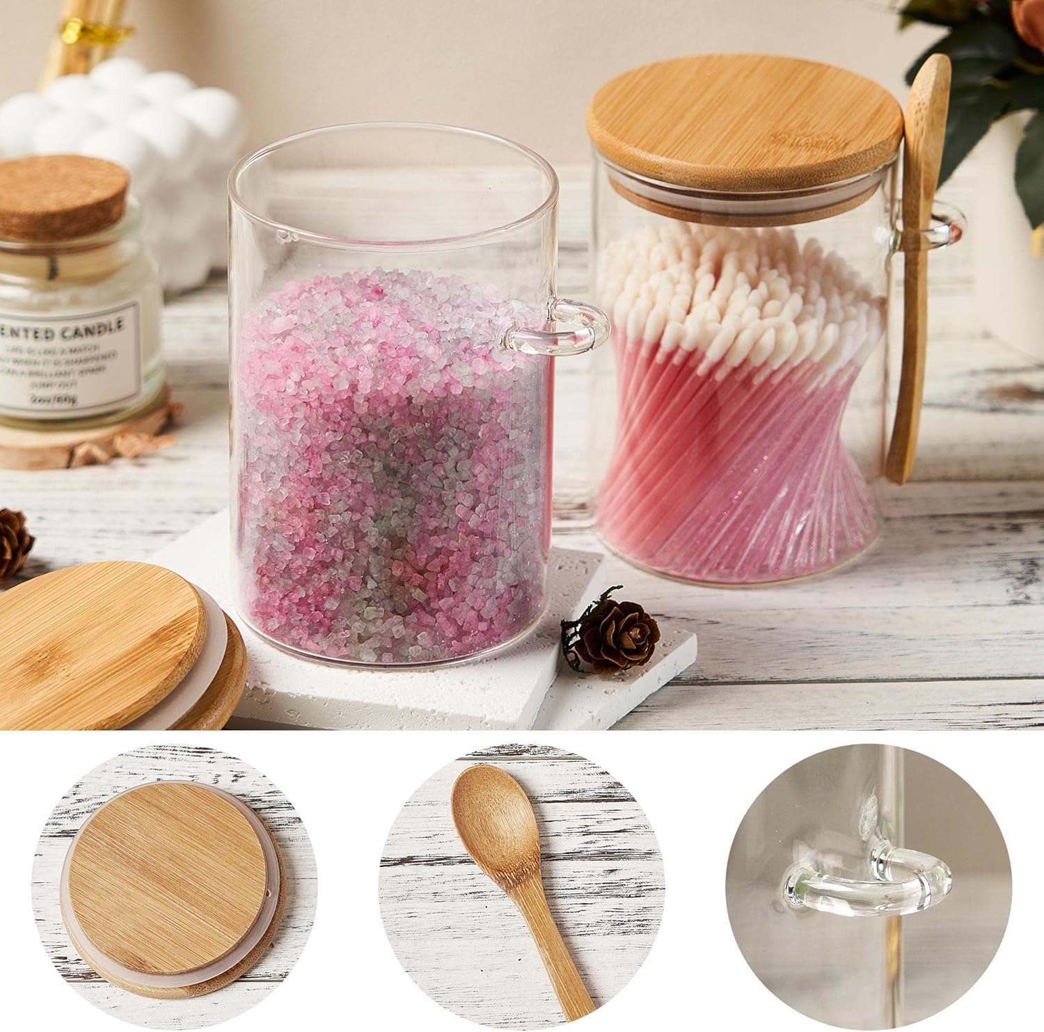 2 Pack 15oz Glass Sugar Contai – Coffee Tea Containers Bewertung und Preis