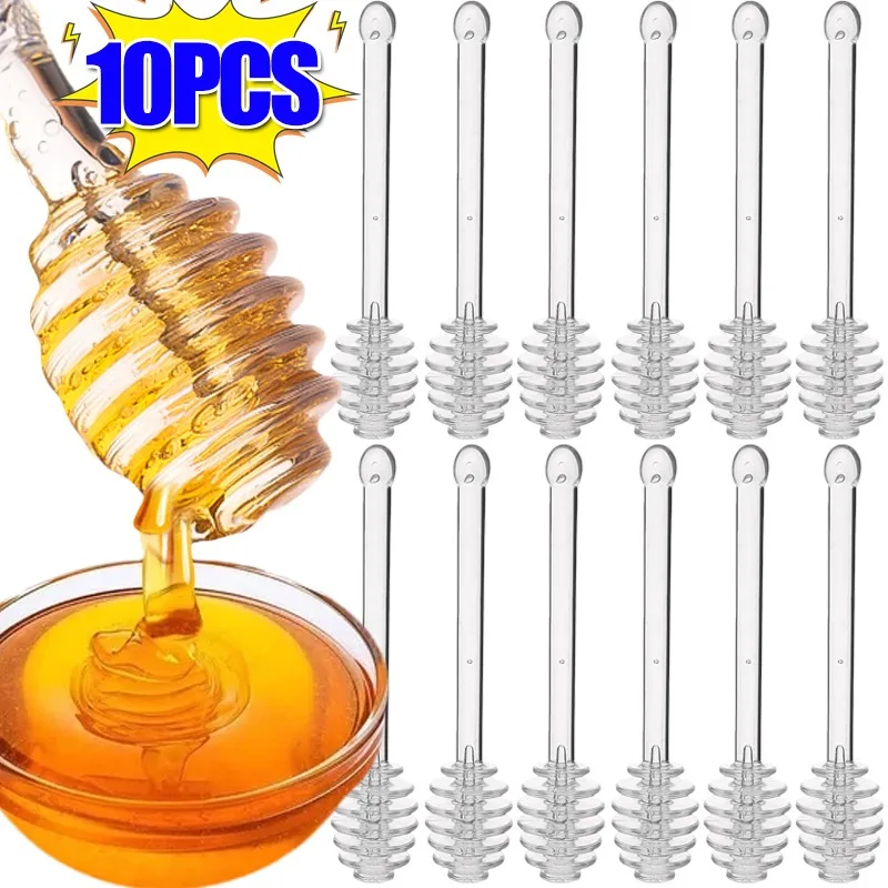 10/1PCS Glass Honey Dipper Sti – Coffee Tea Spoon Bewertung und Preis