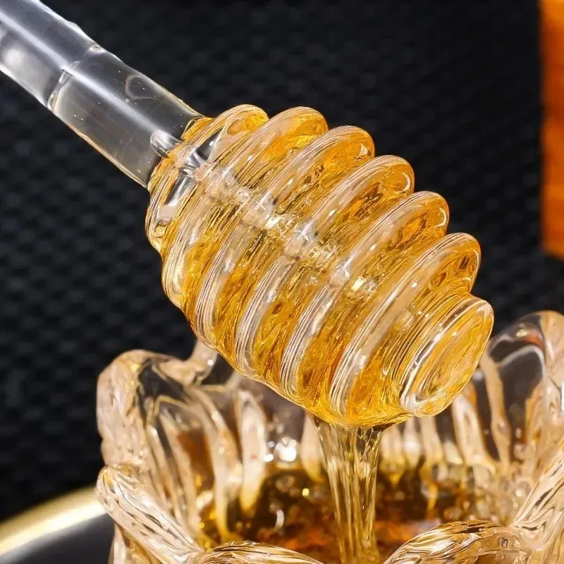 10/1PCS Glass Honey Dipper Sti – Coffee Tea Spoon Bewertung und Preis
